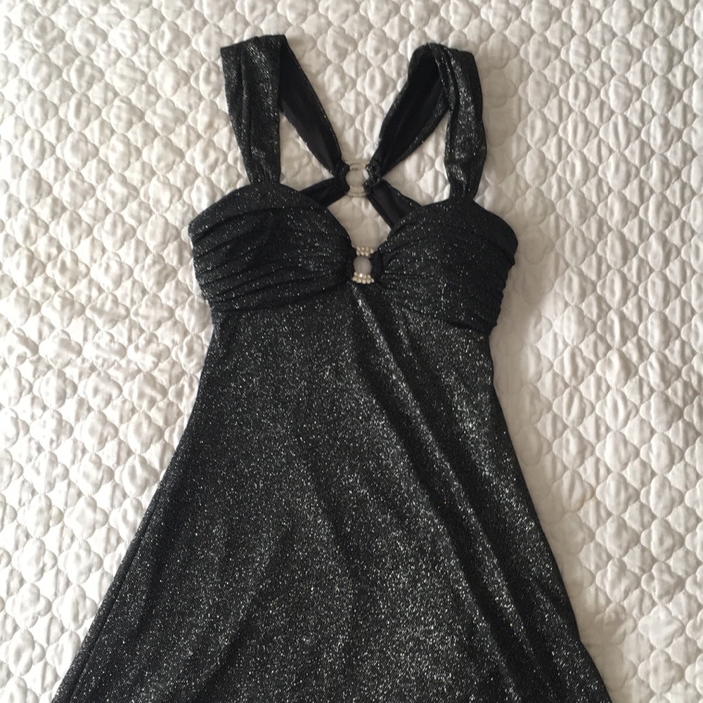 Black cocktail dress